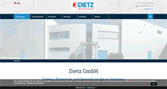 Desktop Screenshot of dietz.eu