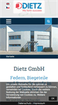 Mobile Screenshot of dietz.eu