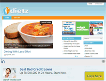 Tablet Screenshot of dietz.com